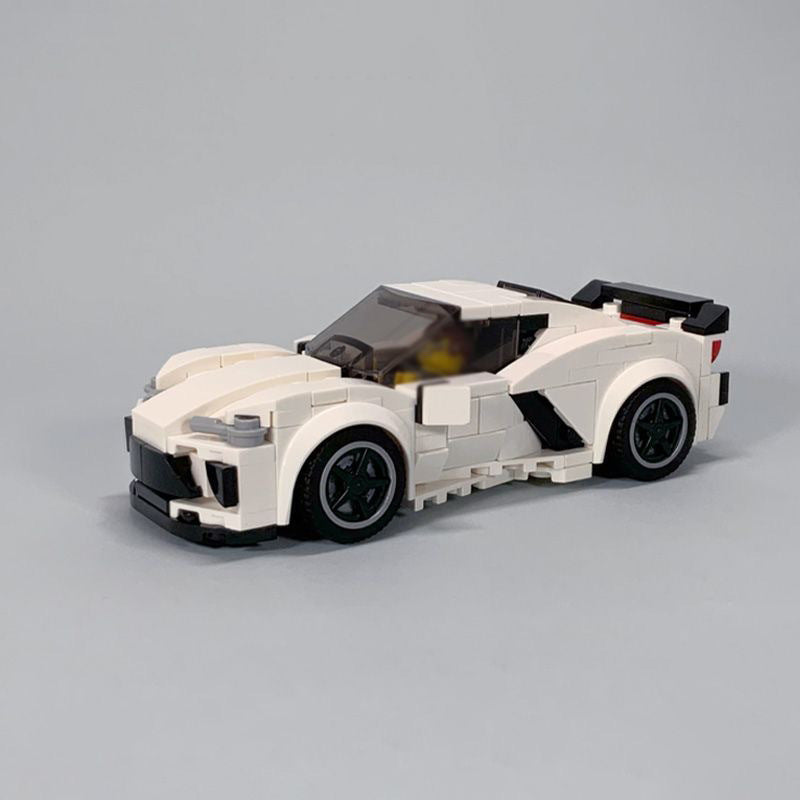 chevrolet corvette c8 building set | 6-wide | moc-88978 - 1