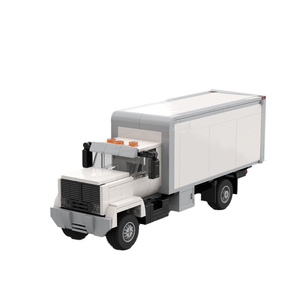 chevrolet kodiak c70 boxtruck building set | moc-67214 - 1
