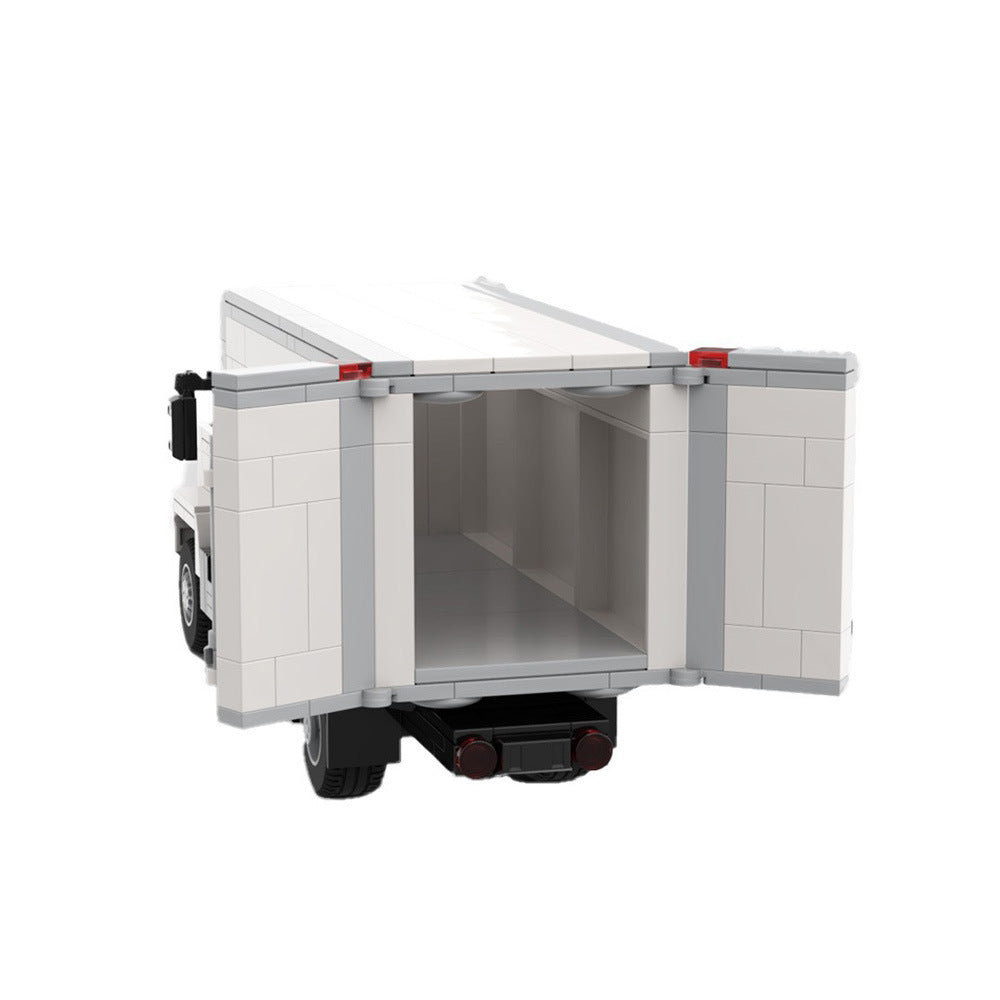 chevrolet kodiak c70 boxtruck building set | moc-67214 - 4