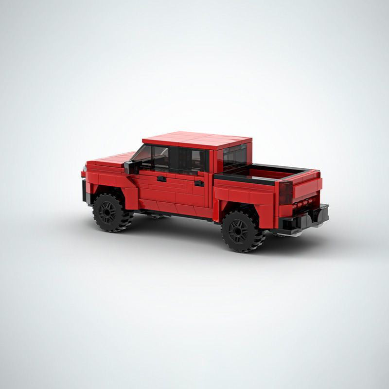 chevrolet silverado 1500 trail boss building set | moc-55444 - 2