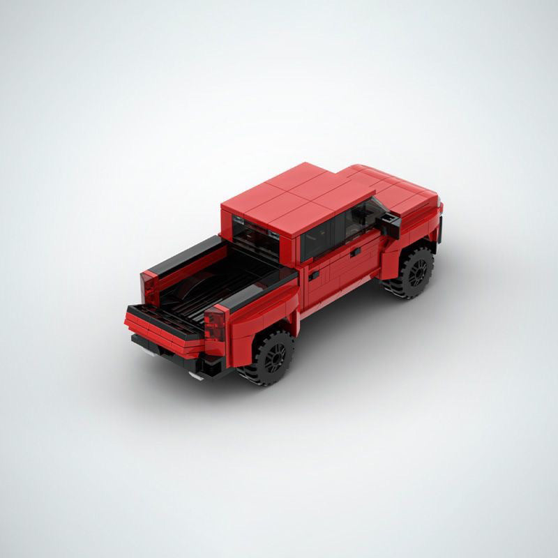 chevrolet silverado 1500 trail boss building set | moc-55444 - 3