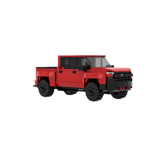 chevrolet silverado 1500 trail boss building set | moc-55444 - 5