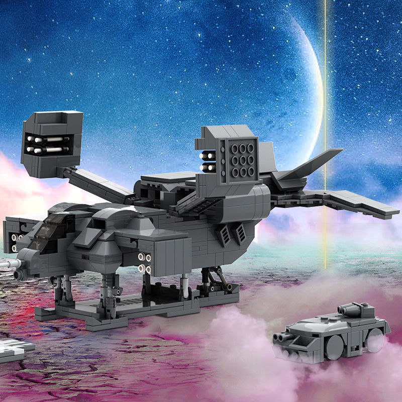 cheyenne dropship and apc building set | aliens | moc-39380 - 1