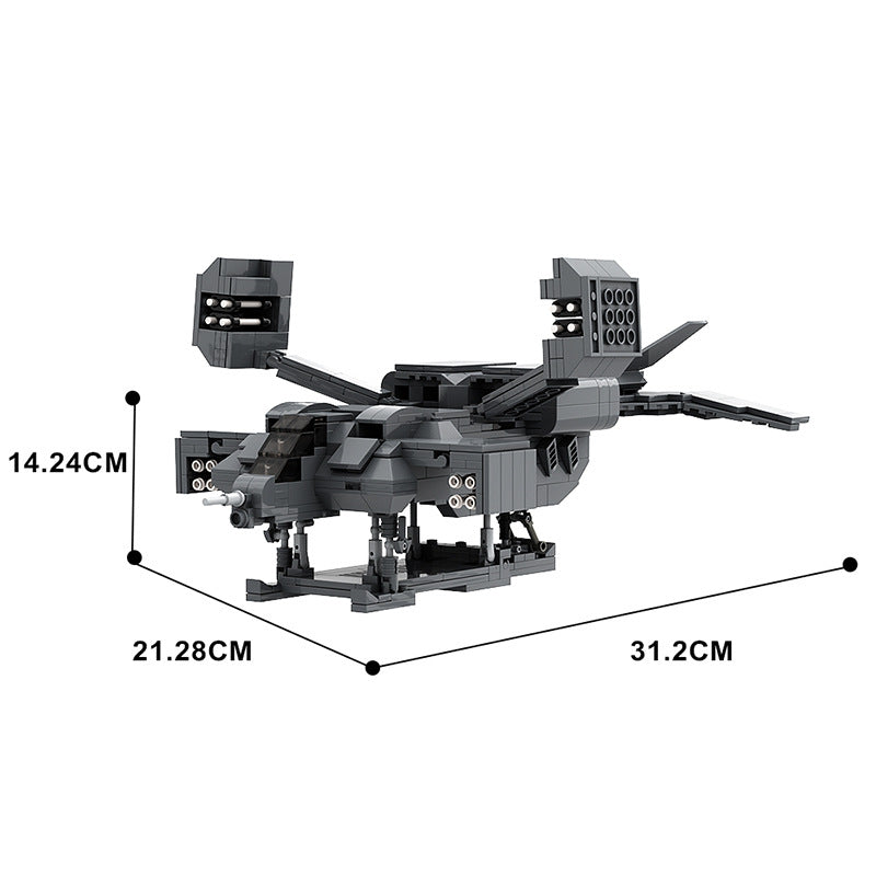 cheyenne dropship and apc building set | aliens | moc-39380 - 4