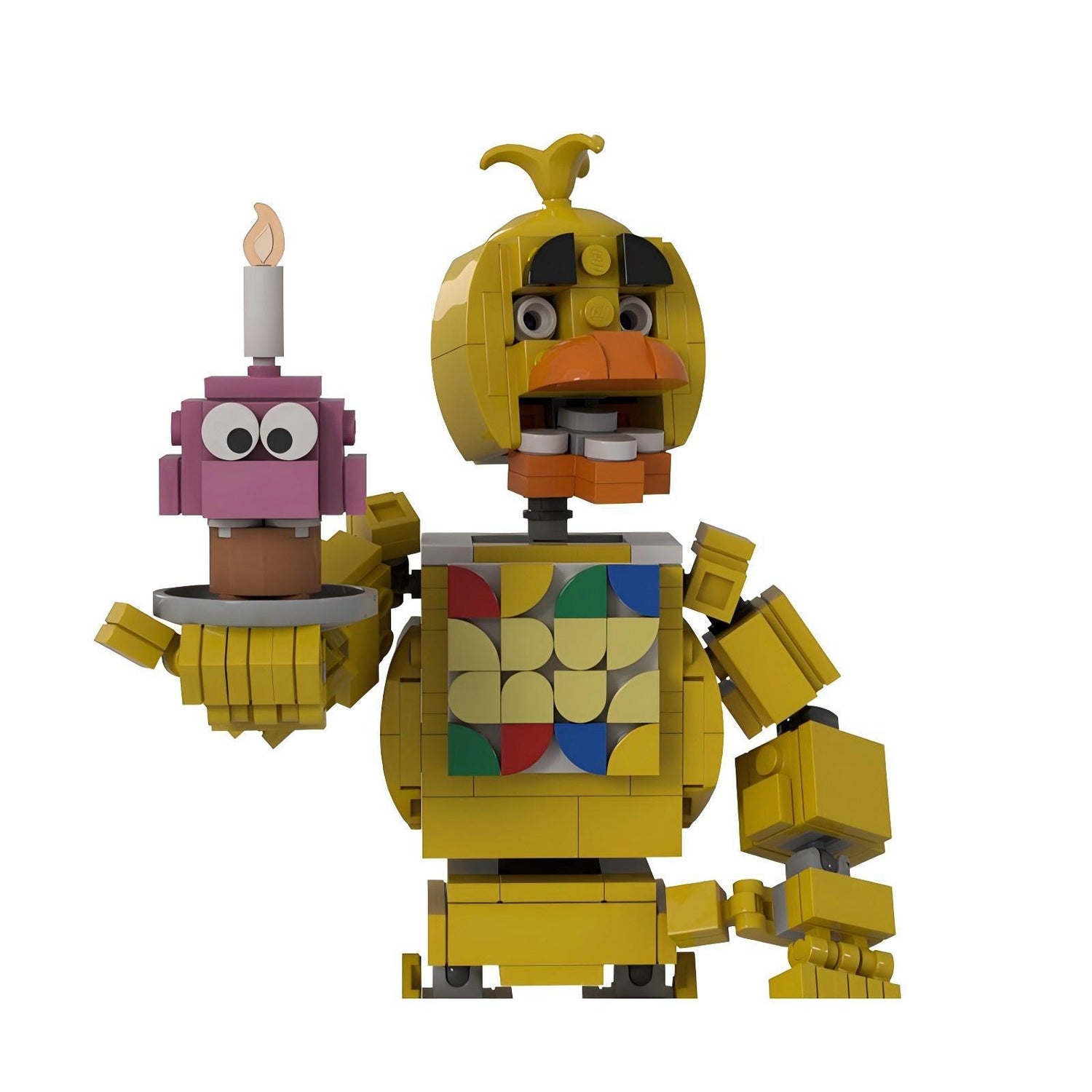 chica the chicken building set | five nights at freddy's | moc-228132 - 3