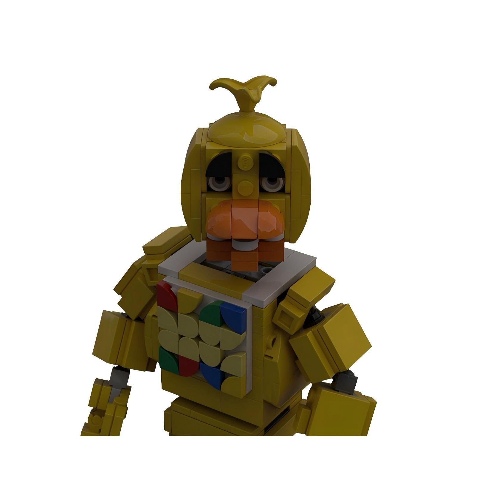 chica the chicken building set | five nights at freddy's | moc-228132 - 5