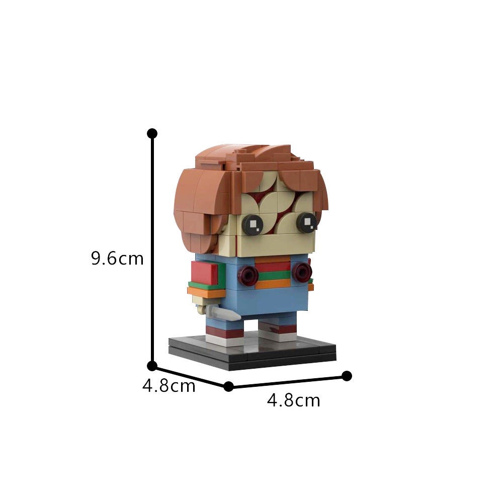 chucky brickheadz building set | moc-189322 - 2