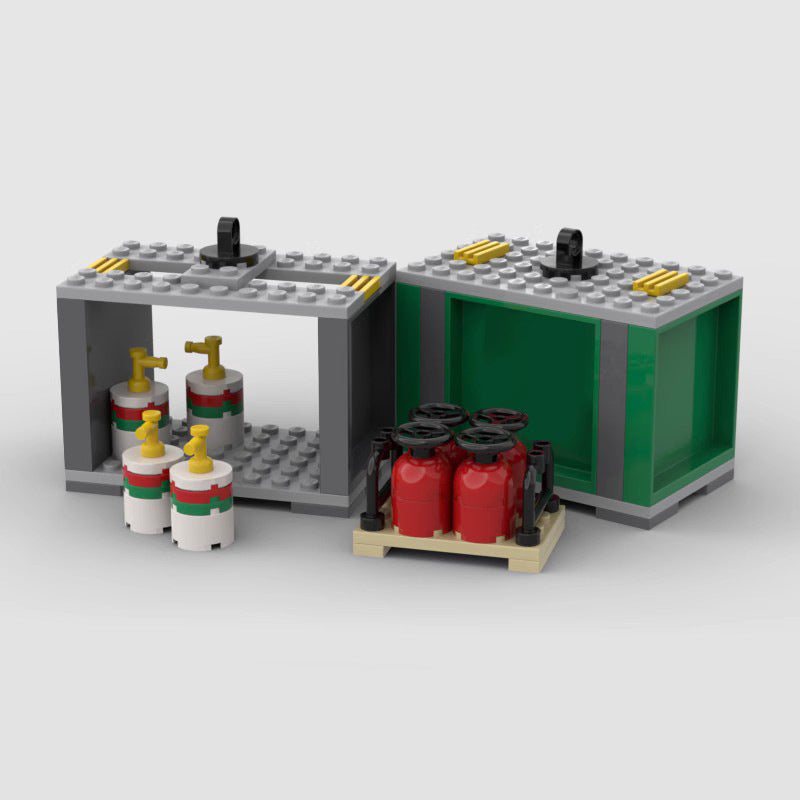 city lines truck & trailer building set | moc-87396 - 3