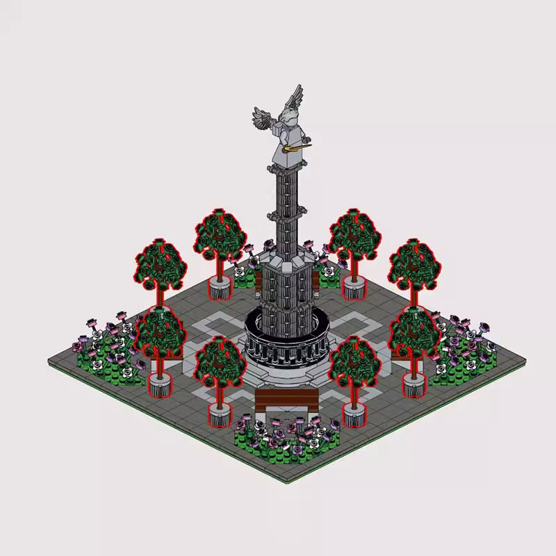 city square building set | moc-122393 - 3