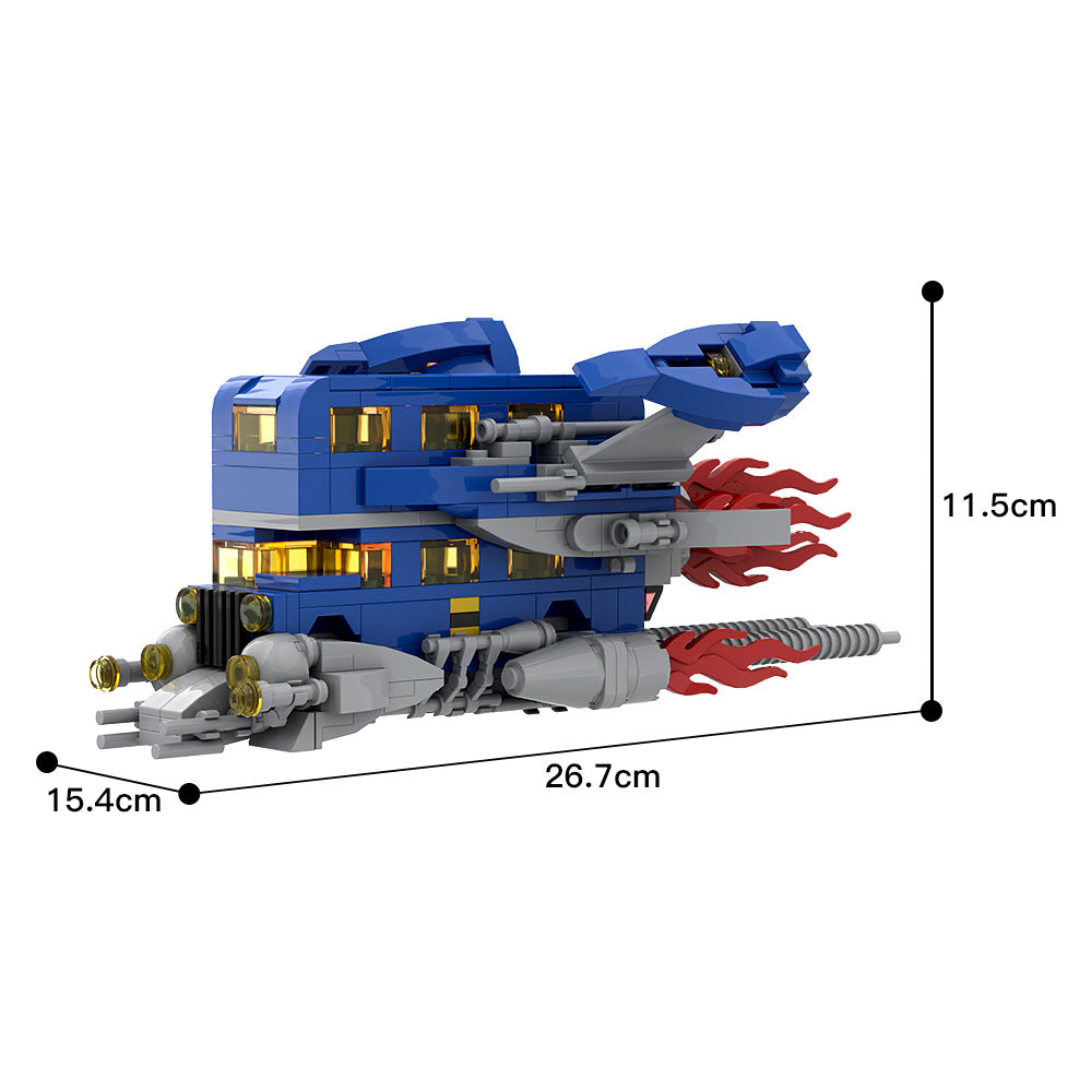 classic space london bus 40220 building set | moc-13102 - 4