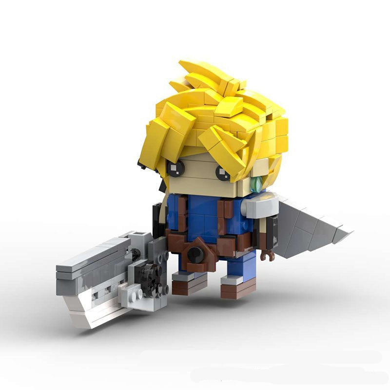 cloud & sephiroth brickheadz building set | final fantasy - 2