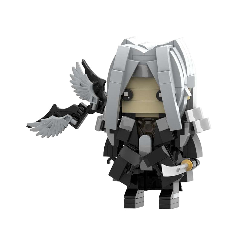 cloud & sephiroth brickheadz building set | final fantasy - 4