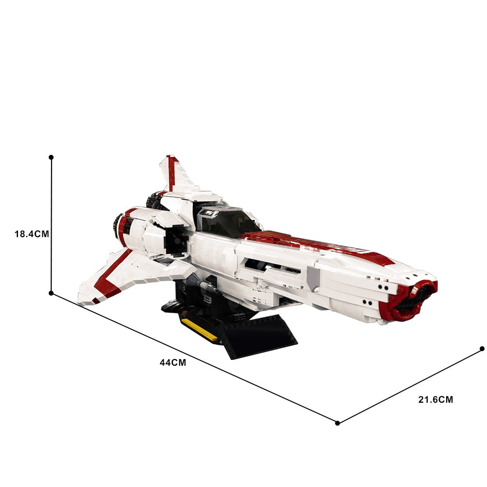 colonial viper fighter | battlestar galactica | moc-9424 - 4