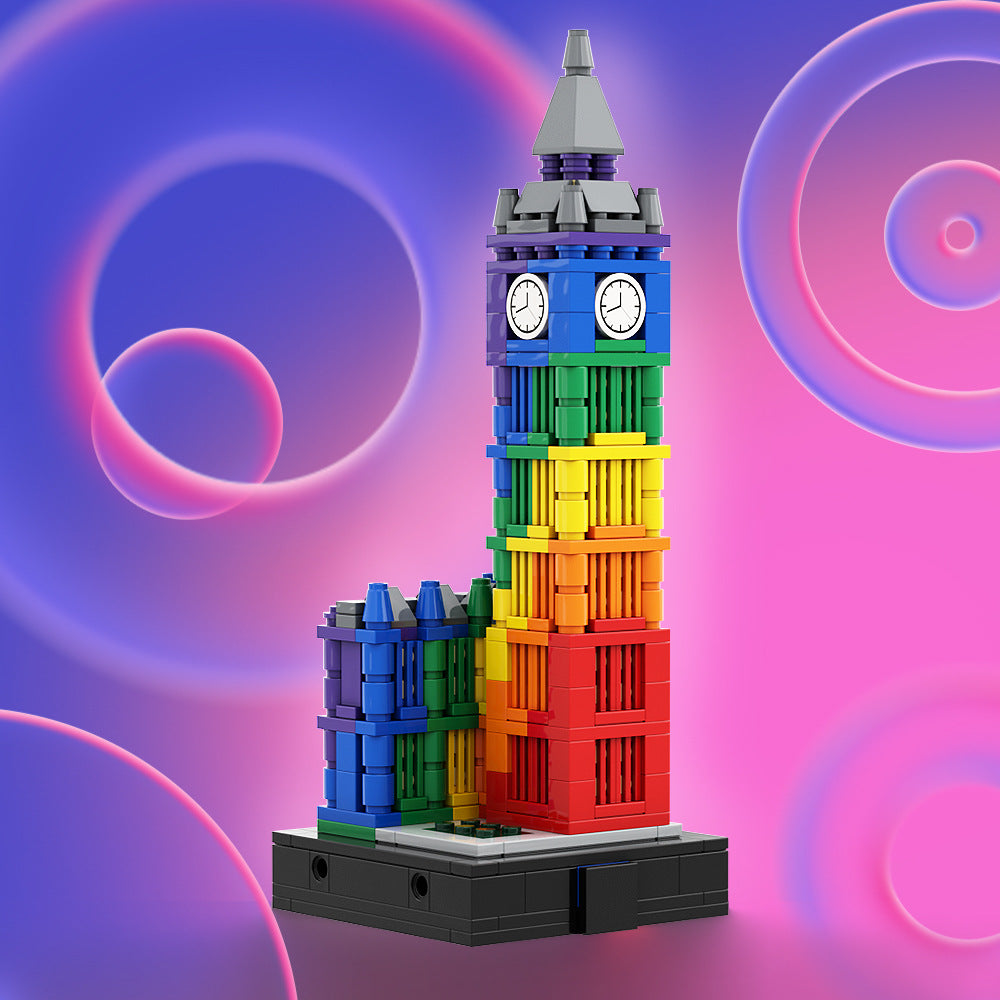 colorful big ben ii | building set | moc-133916 - 1