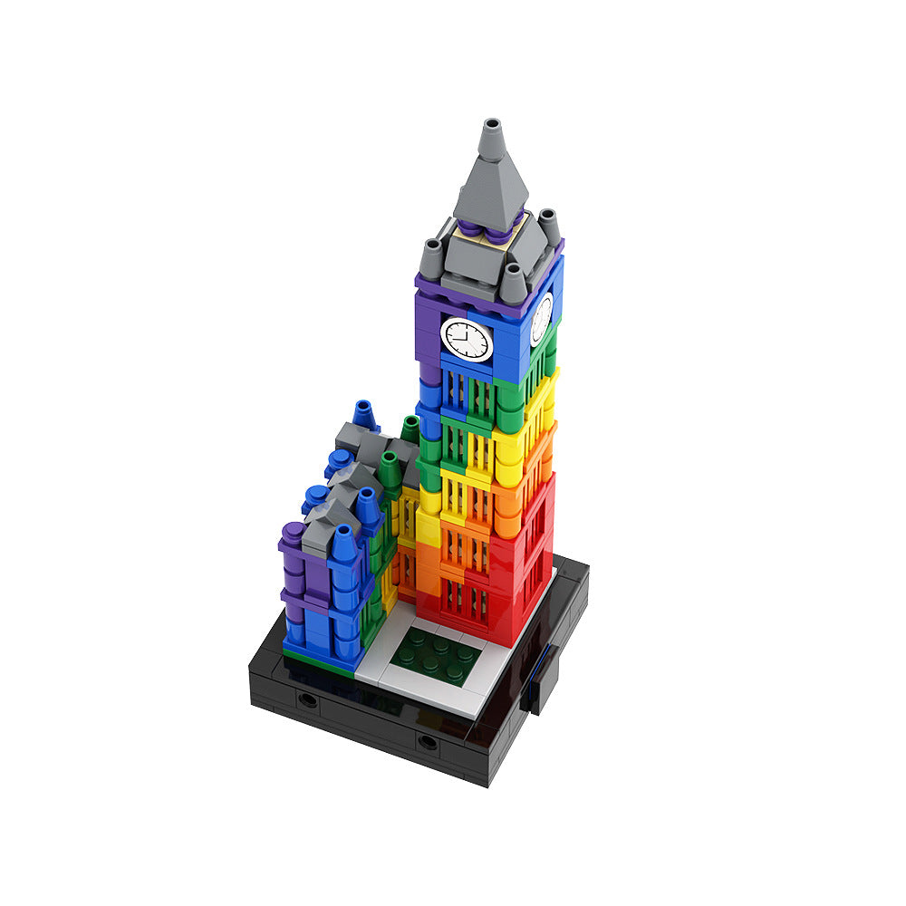 colorful big ben ii | building set | moc-133916 - 3