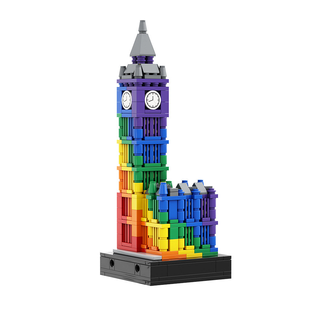 colorful big ben ii | building set | moc-133916 - 5