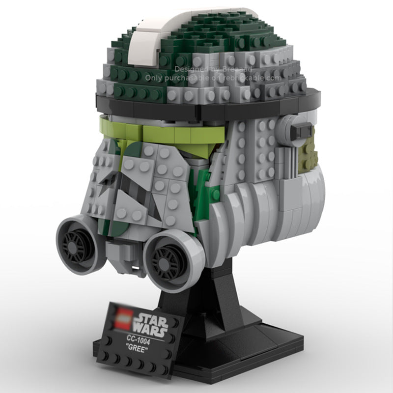 commander gree helmet building set | moc-82263 - 4