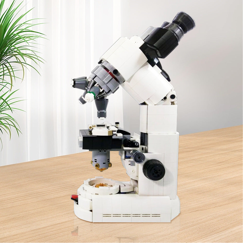 compound microscope building set | moc-146314 - 1