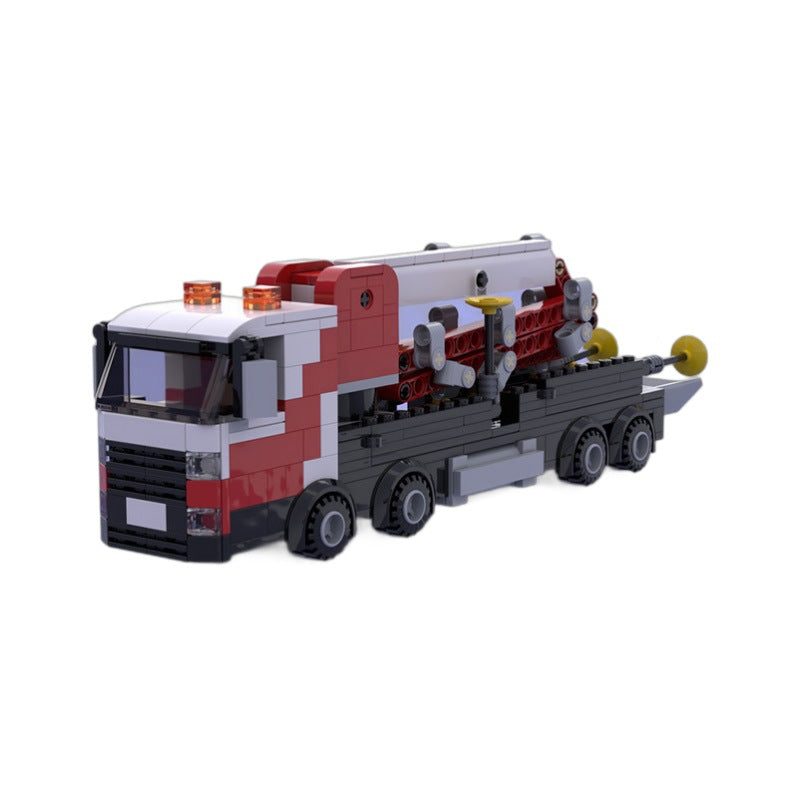 concrete pump truck building set | moc-53605 - 3