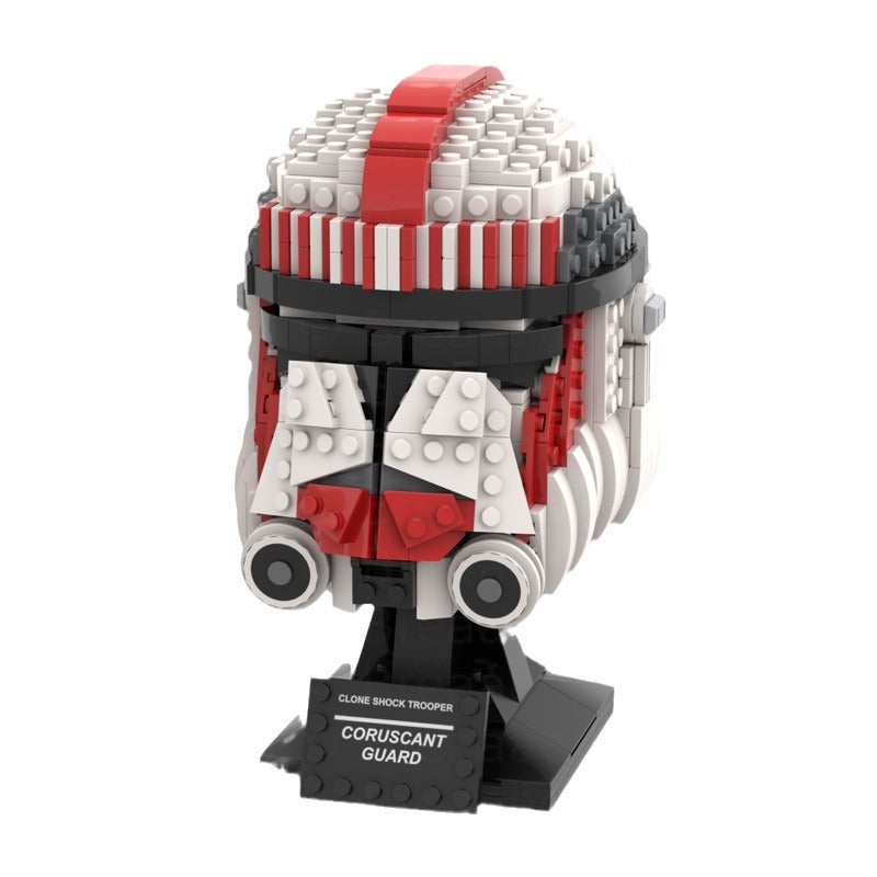 coruscant guard helmet building set | moc-98153 - 5