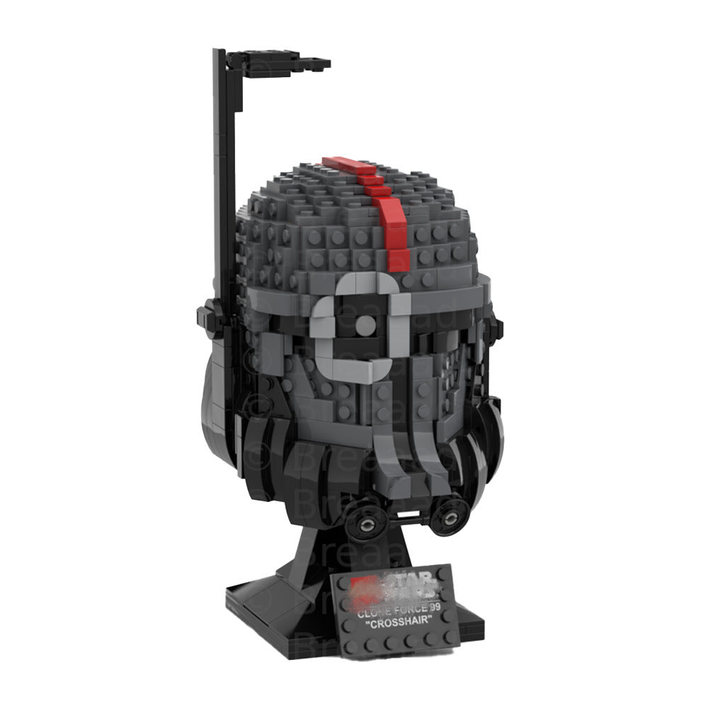 crosshair helmet  building set | star wars | moc-79958 - 1