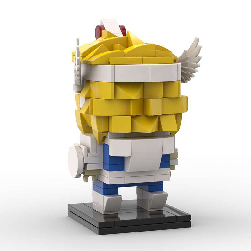 crystal saint brickheadz moc building set | saint seiya | moc-56820 - 4