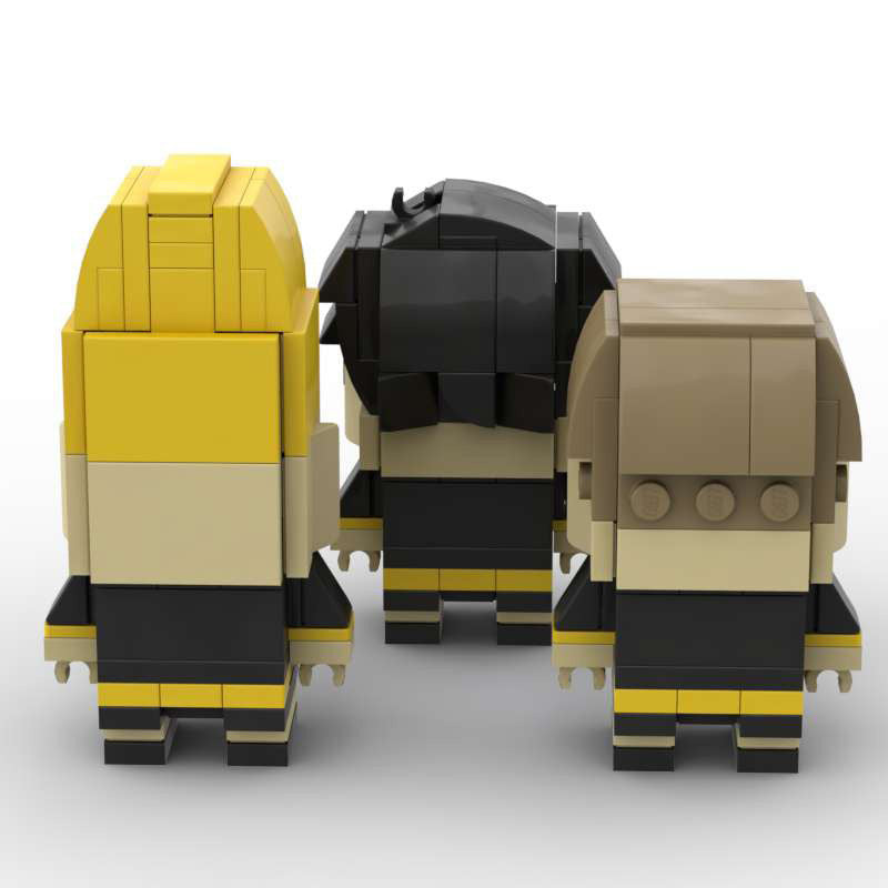 damian desmond & followers brickheadz building set | spy x family | lego compatible - 3