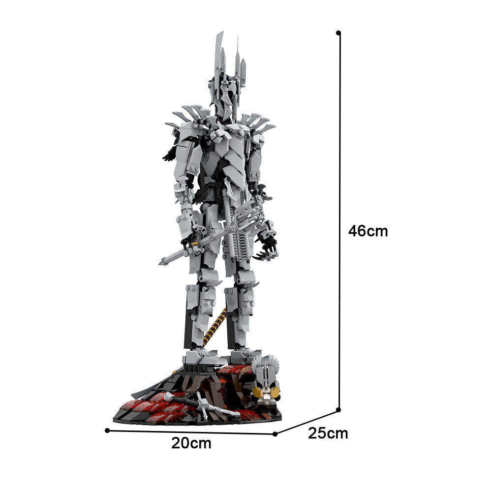 dark lord sauron moc building set | lotr - 4