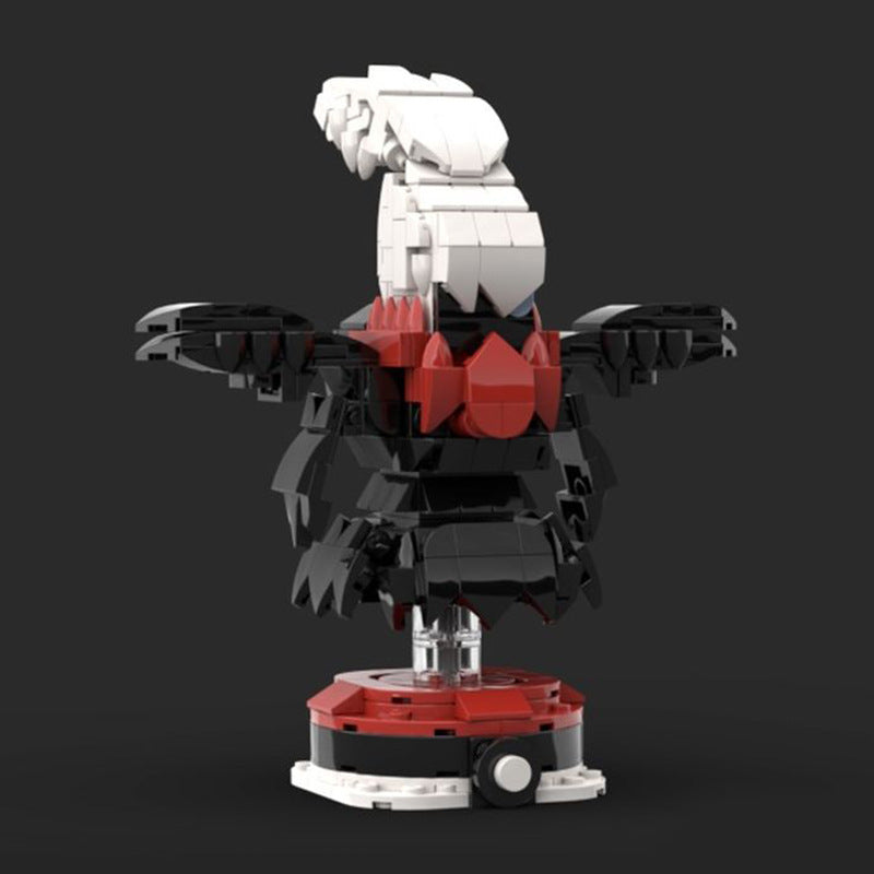 darkrai brickheadz building set | pokèmon | moc-111385 - 2