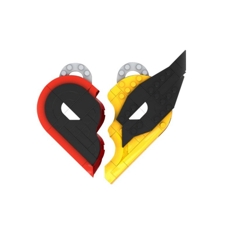 deadpool & wolverine friendship necklace | marvel | moc-183939 - 5
