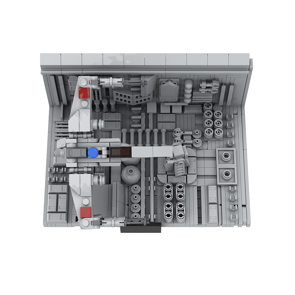 death star trench run building set | star wars | moc-138797 - 2