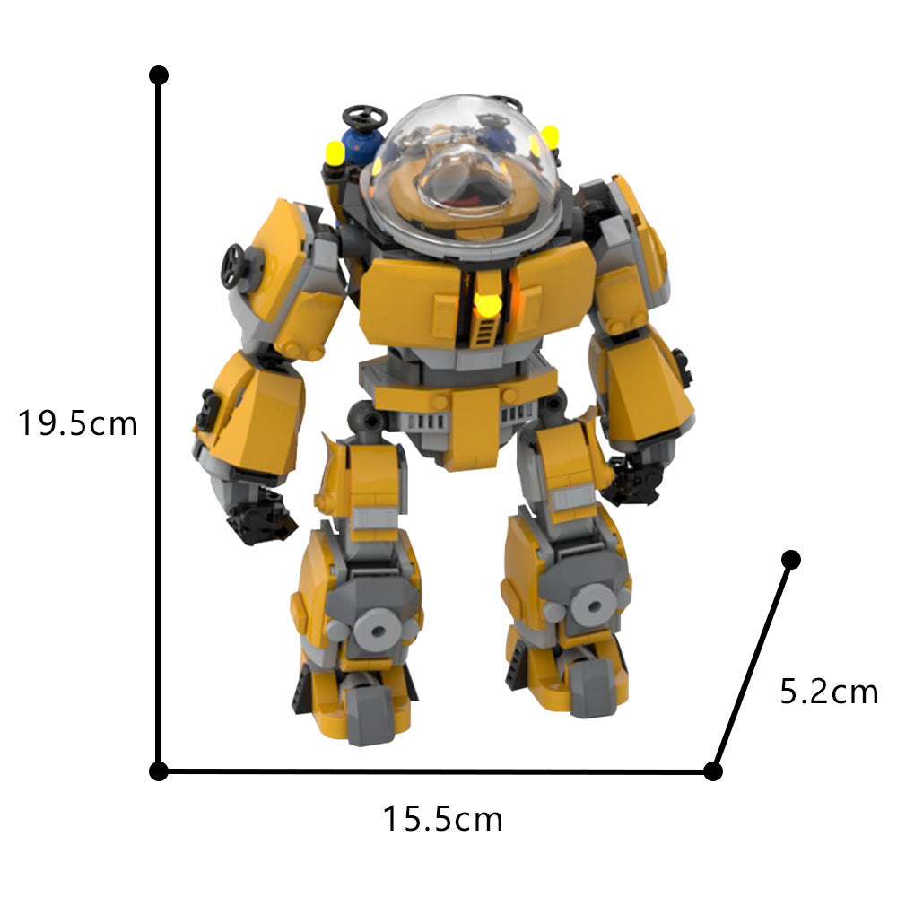 deep sea exo suit building set | moc-185889 - 2