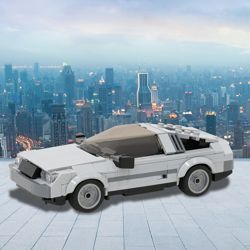 delorean dmc-12 time machine | back to the future | moc-121922 - 1