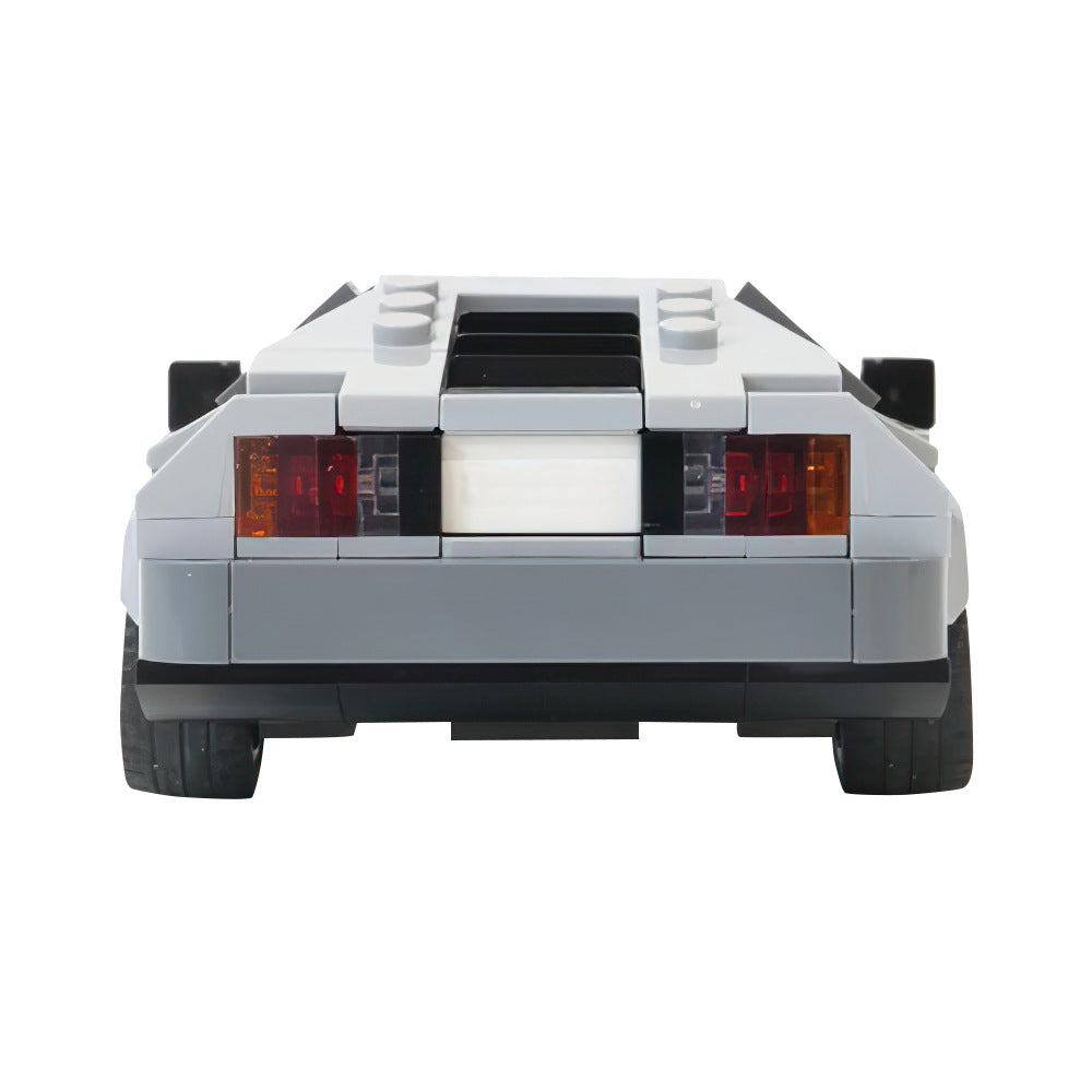 delorean dmc-12 time machine | back to the future | moc-121922 - 2