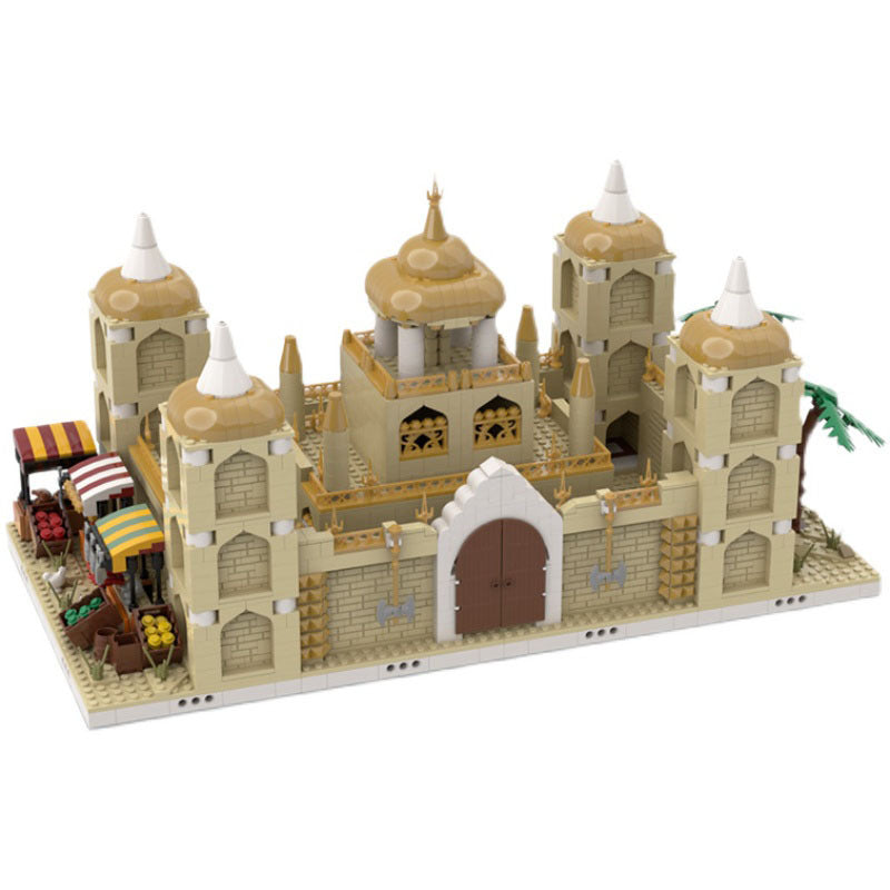desert palace for a modular desert village building set | moc-33097 - 1