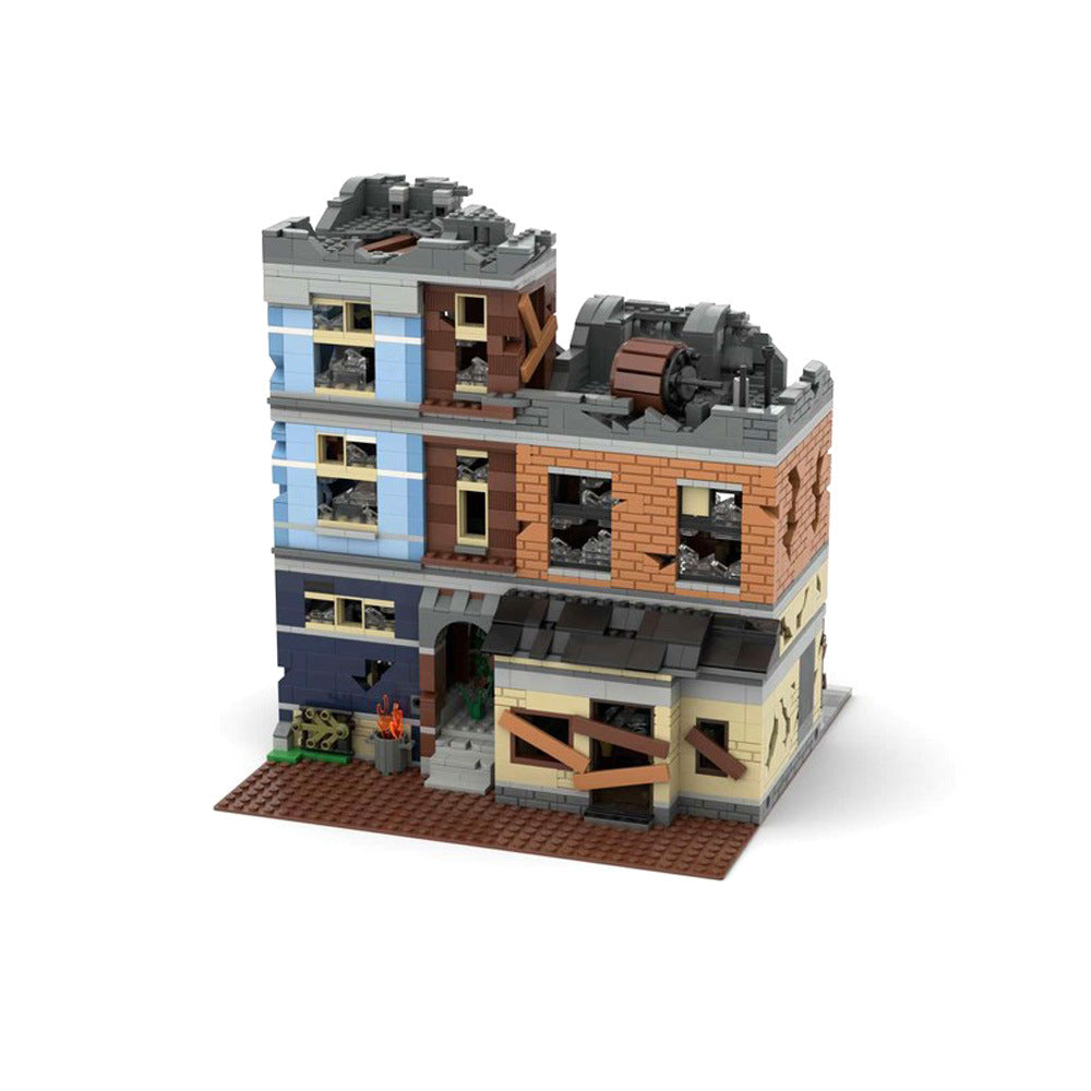 detective's office building set | apocalypse version | moc-73392 - 2
