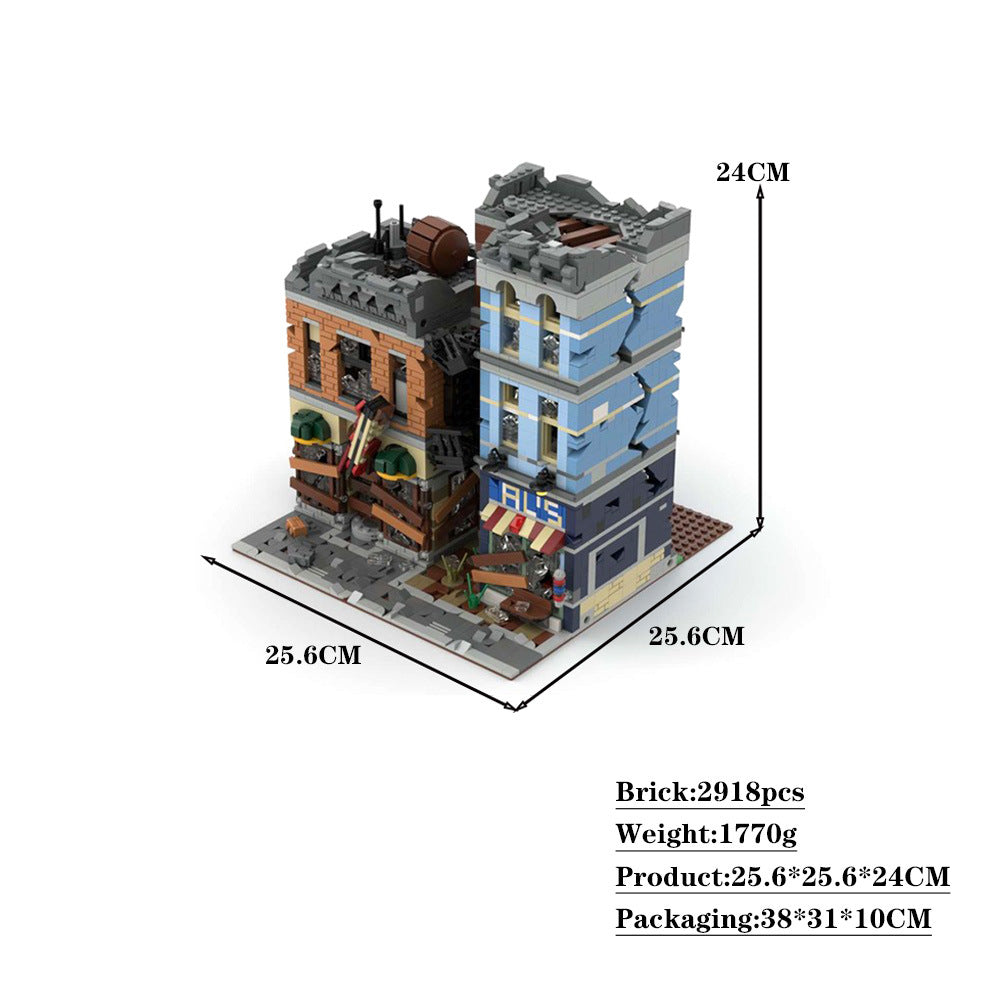 detective's office building set | apocalypse version | moc-73392 - 4