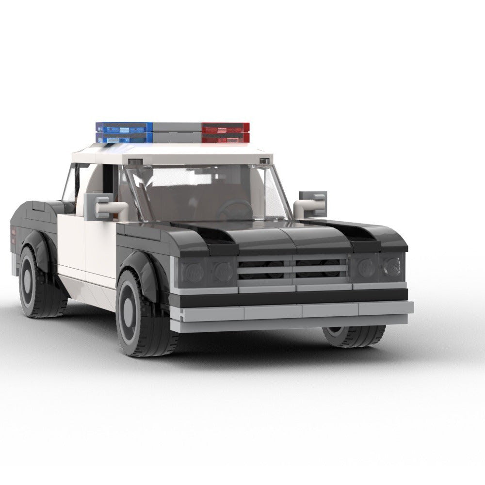 die hard 1979 lapd chevrolet impala police car building set | moc-22397 - 2