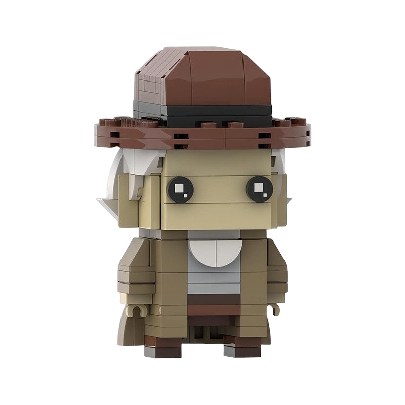 doc brown moc brickheadz | back to the future moc - 2