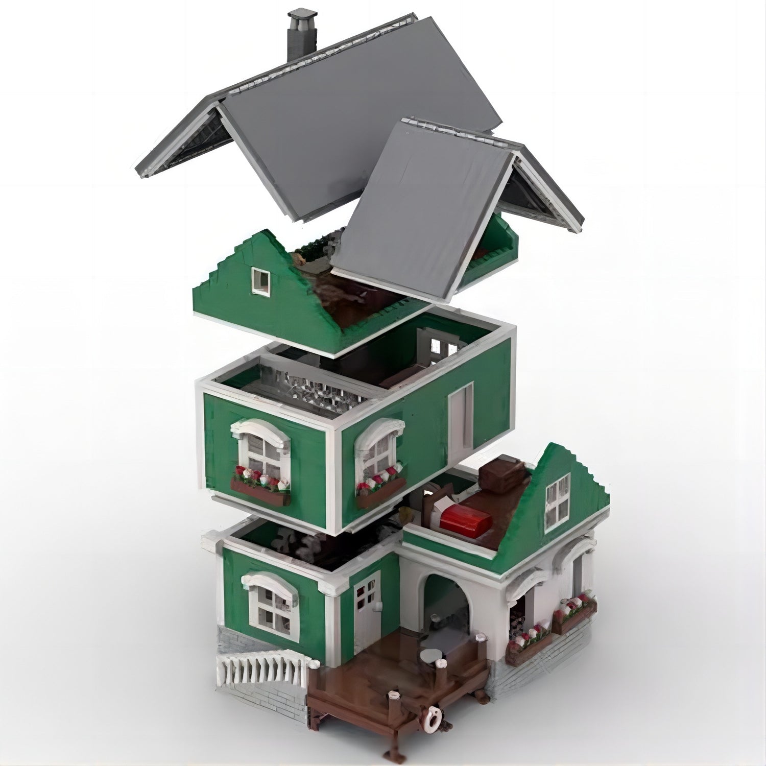 dock house ii building set | moc-40967 - 1