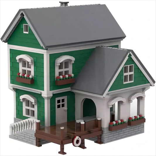 dock house ii building set | moc-40967 - 2