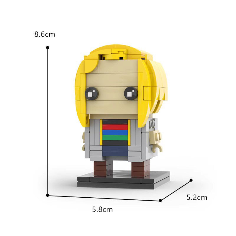doctor who brickheadz building set | lego-compatible | 486 pcs - 5
