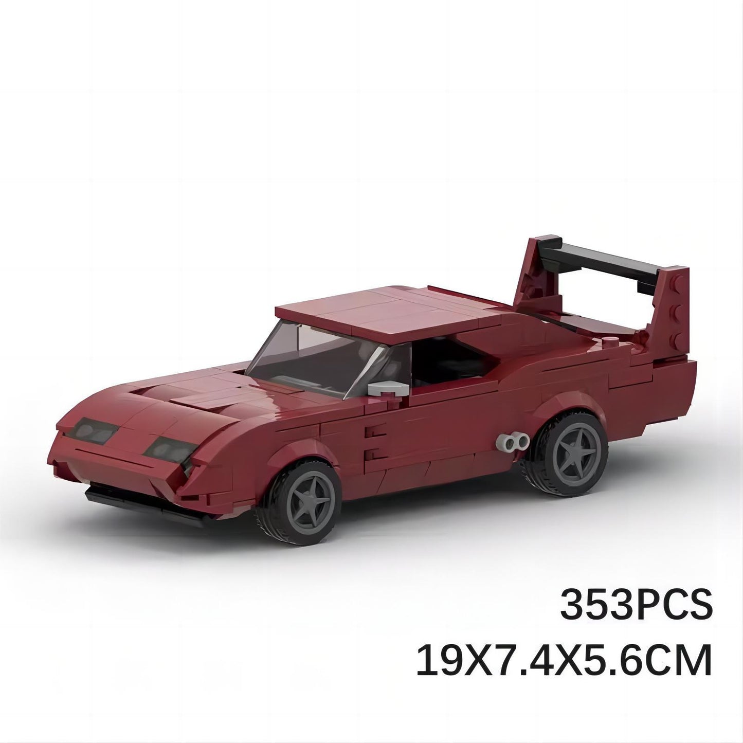 dodge charger daytona building set | fast & furious | moc-86045 - 5