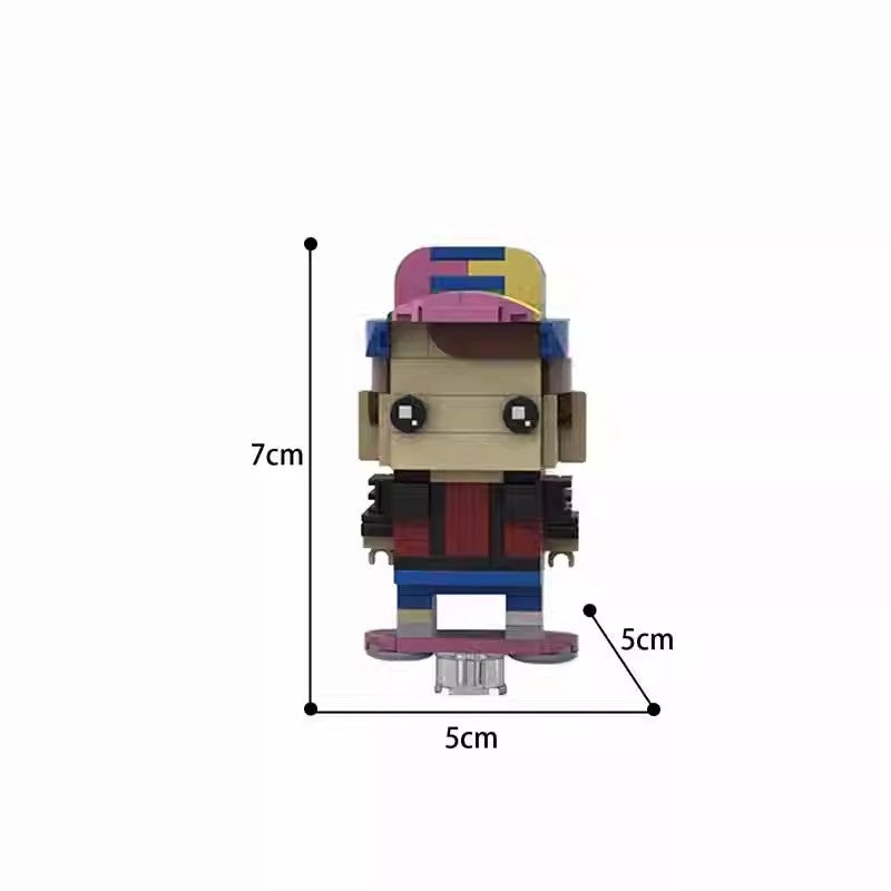 dr. brown and marty brickheadz | back to the future | moc-67603 - 2