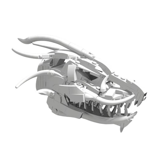 dragon skull building set | moc-117194 - 1