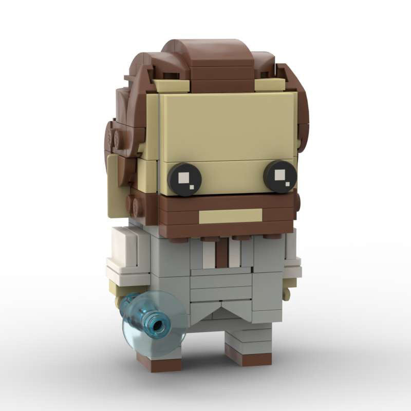 dumbledore brickheadz moc building set | harry potter | lego-compatible - 5
