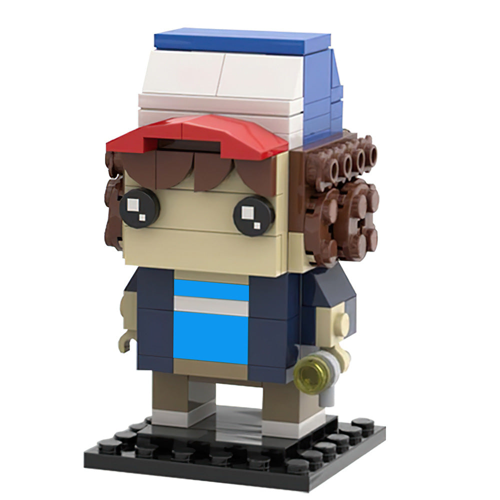 dustin & eleven brickheadz | stranger things | moc-26518 - 2