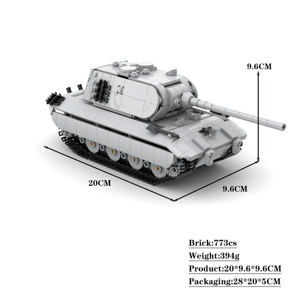e-100 super-heavy tank building set | moc-69151 - 4