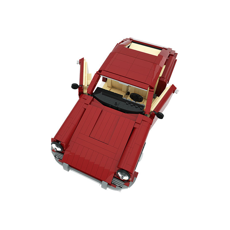 early porsche 911 carbuilding set| moc-26888 - 4