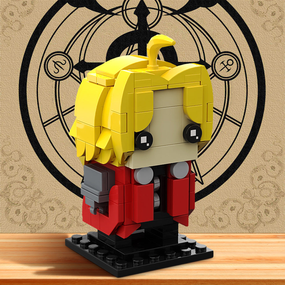 edward elric brickheadz | fullmetal alchemist | moc-162364 - 1